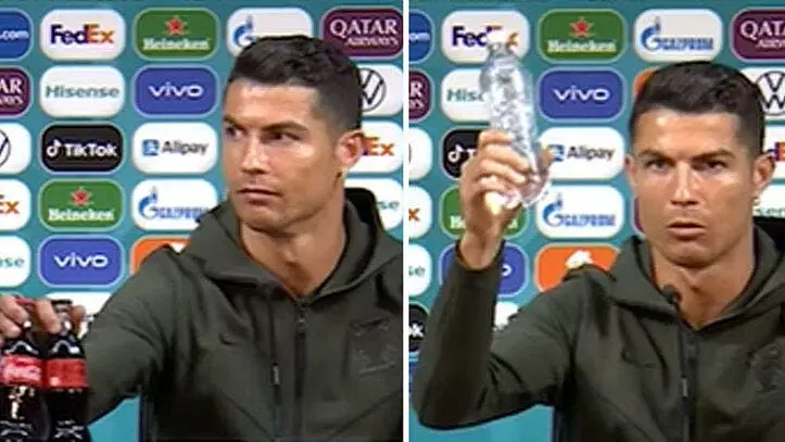 cristiano ronaldo coute des millions d euros a coca cola ronaldo coca 316757