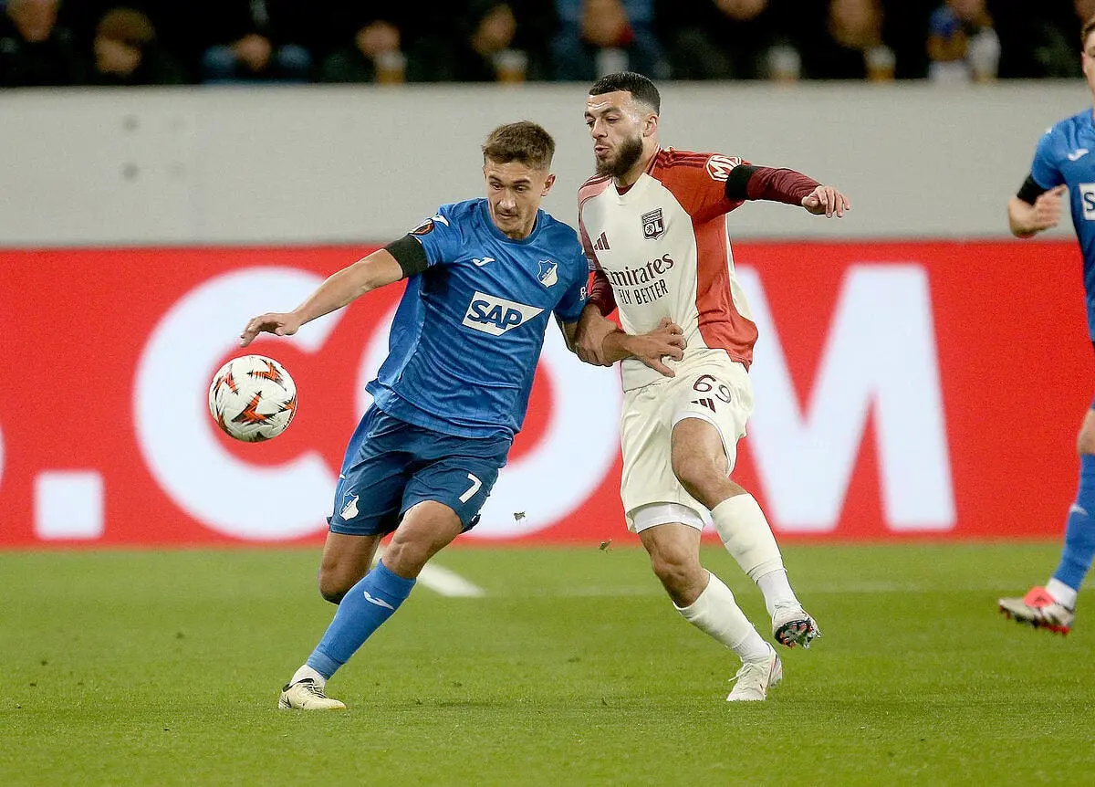 EL : L'OL lâche la victoire dans une fin de match folle à Hoffenheim