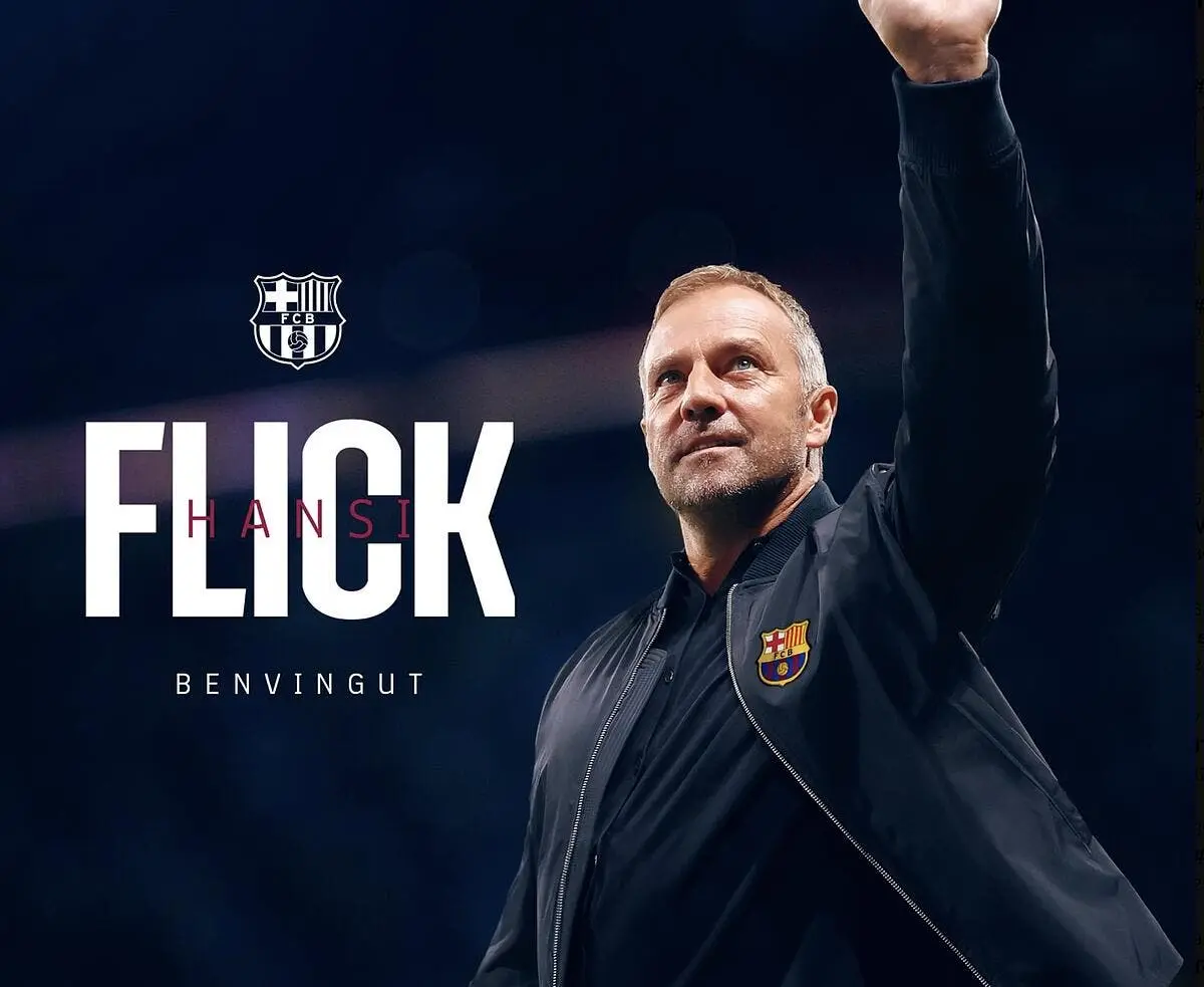 hansi flick refuse a l entree le barca est dans le rouge vif flick 376568