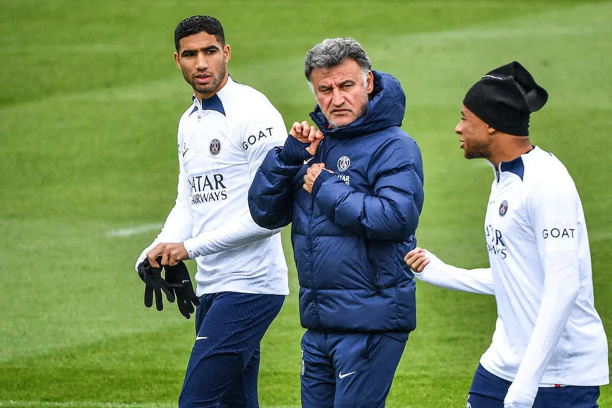psg christophe galtier absent de l entrainement les reactions fusent icon 852622 007 360549