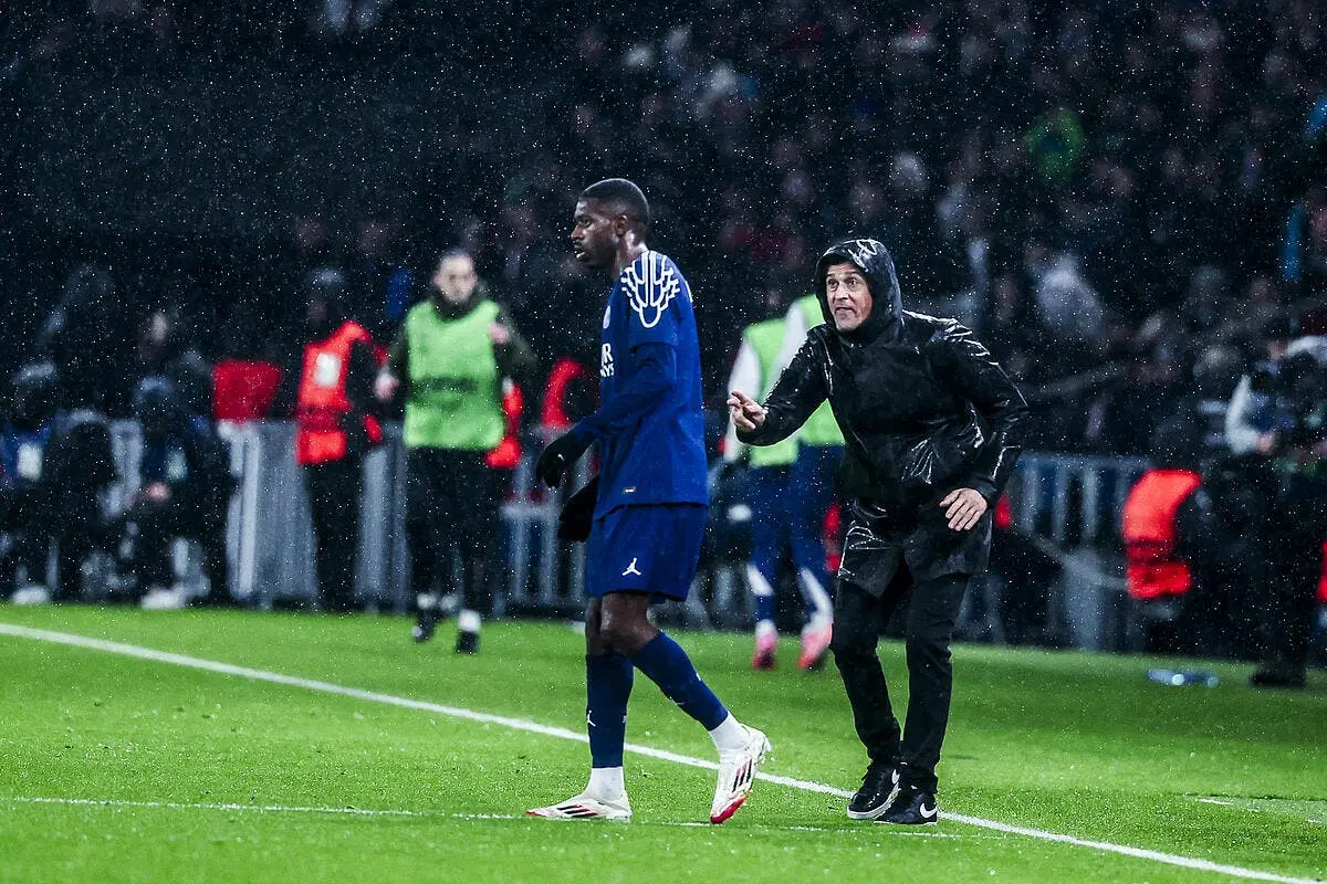 psg dembele ecarte luis enrique se jette des fleurs dembele 46 388449