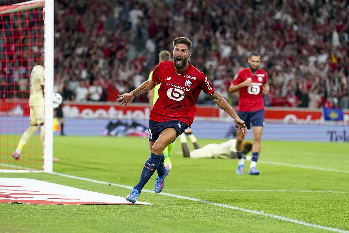 L1 : Giroud est en feu, Lille s'offre Monaco !