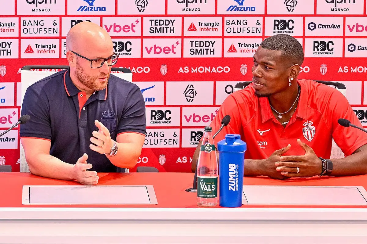 monaco a peine arrive pogba se fait deja recadrer pogba 81 395166