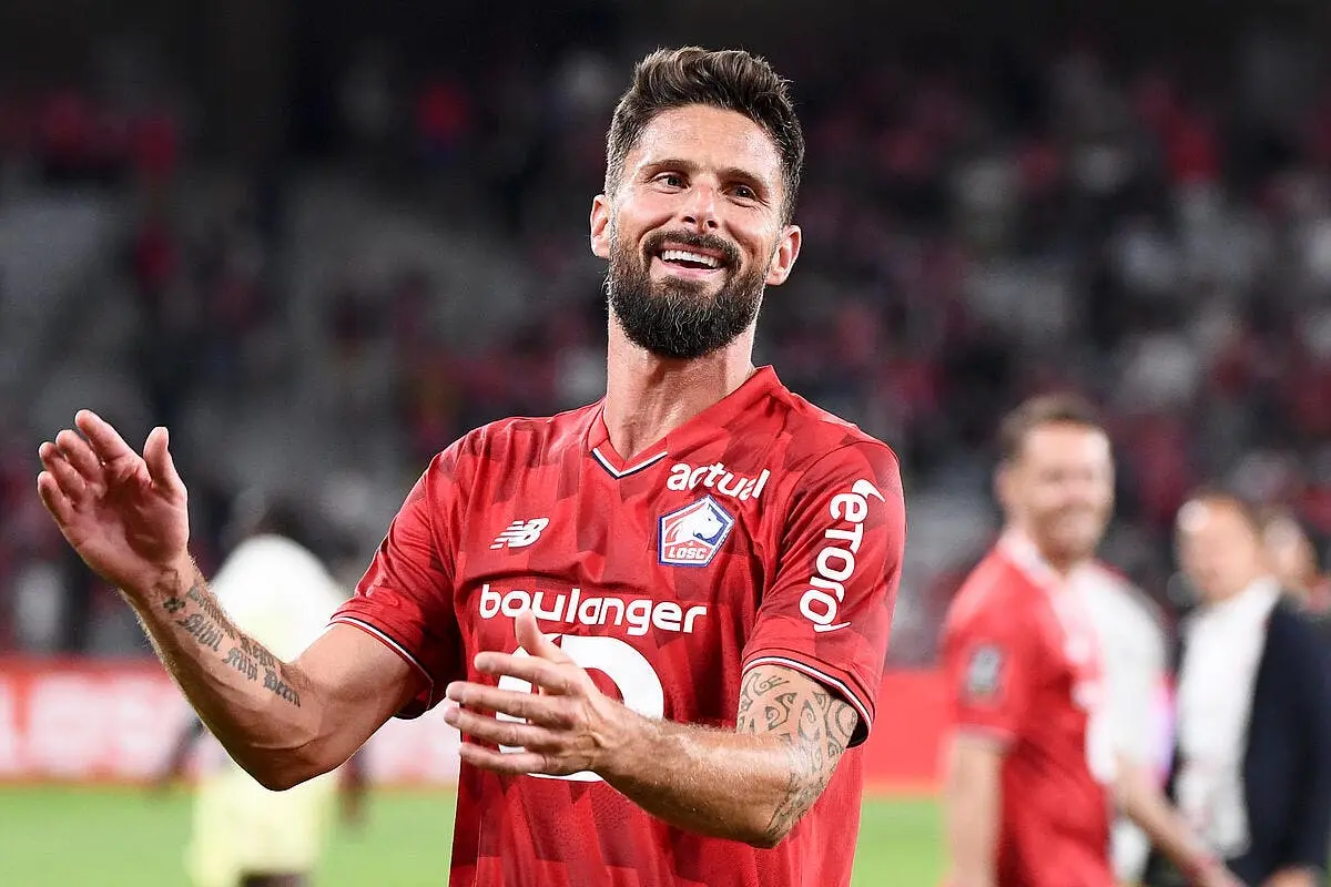 Olivier Giroud prolonge à Lille jusqu'en 2027