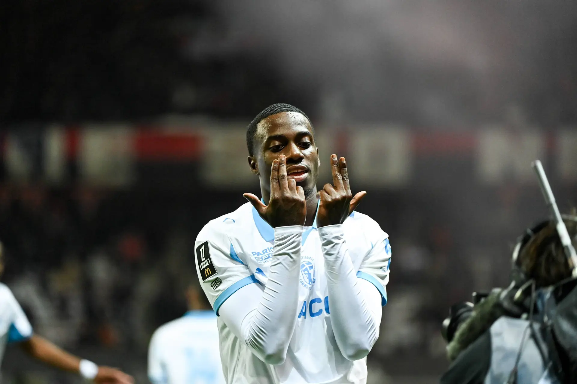 OM : L’explication farfelue de Weah sur son entente avec Aubameyang