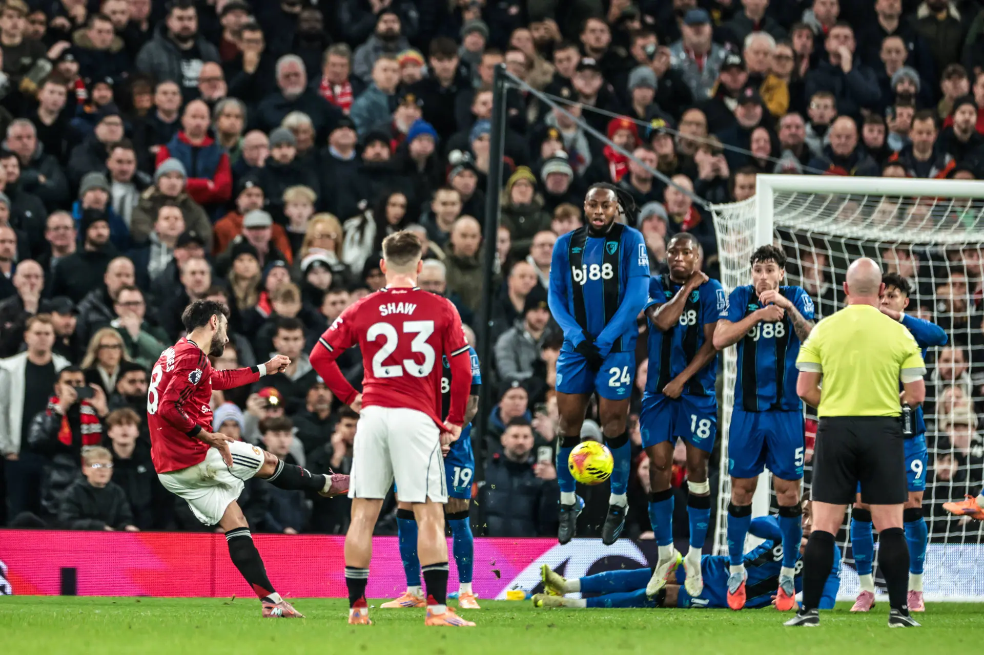 Ang : Man Utd et Bournemouth signent un nul totalement fou