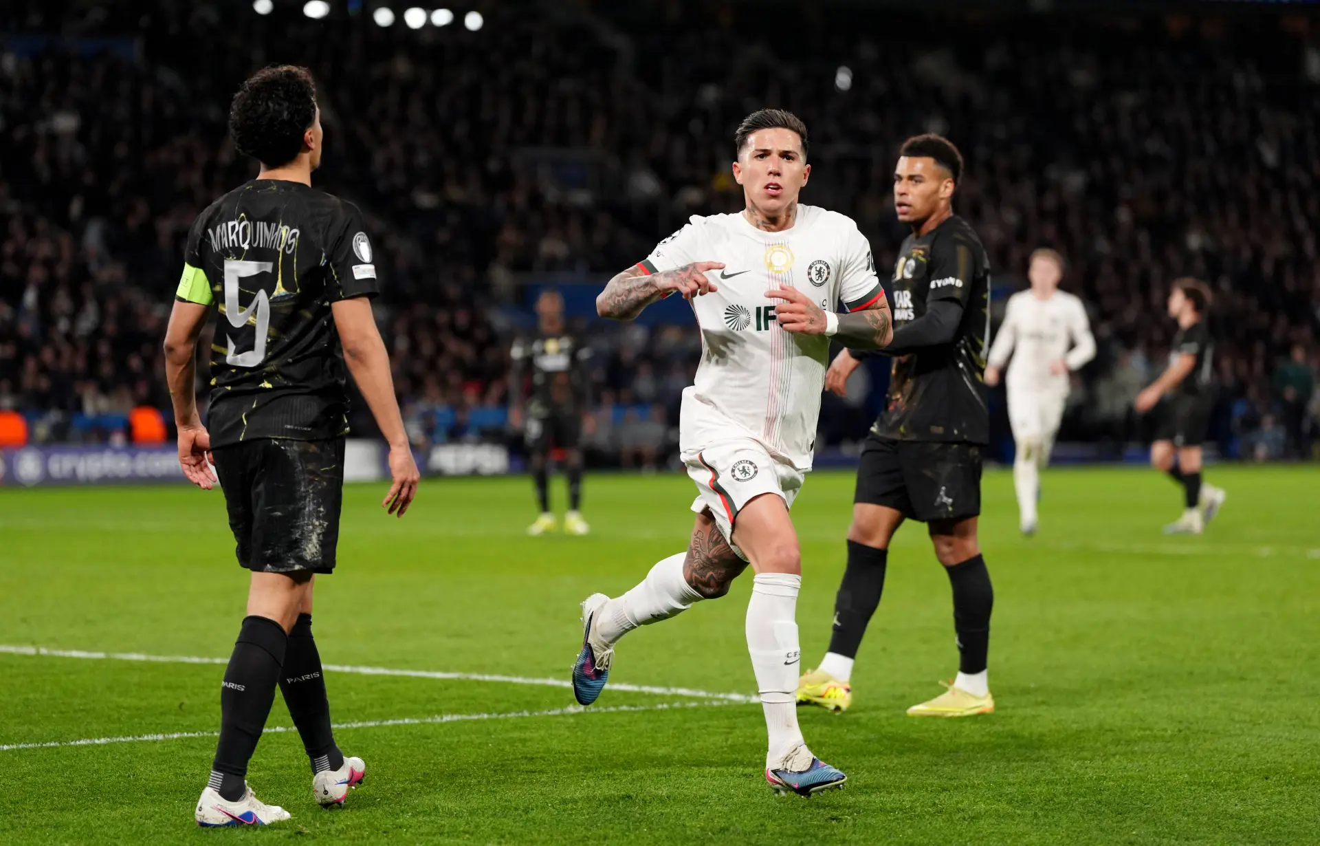 Enzo Fernandez n’a pas réalisé son rêve, faire expulser un joueur du PSG