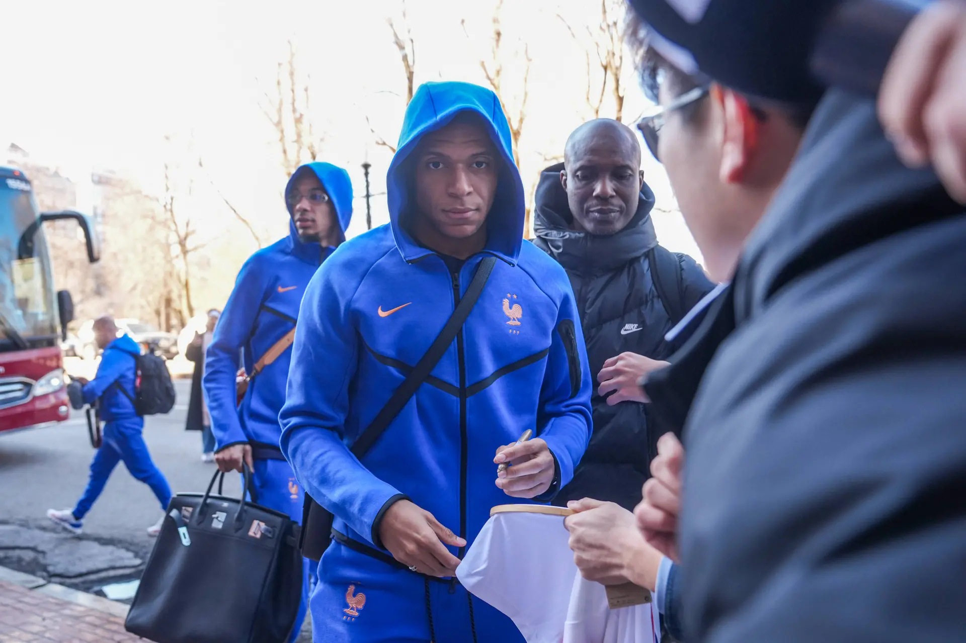 Les Bleus sont arrivés aux Etats-Unis