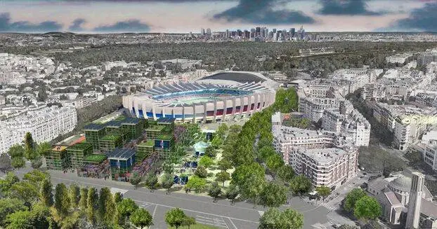 Le Parc des Princes au coeur d'un quartier rénové