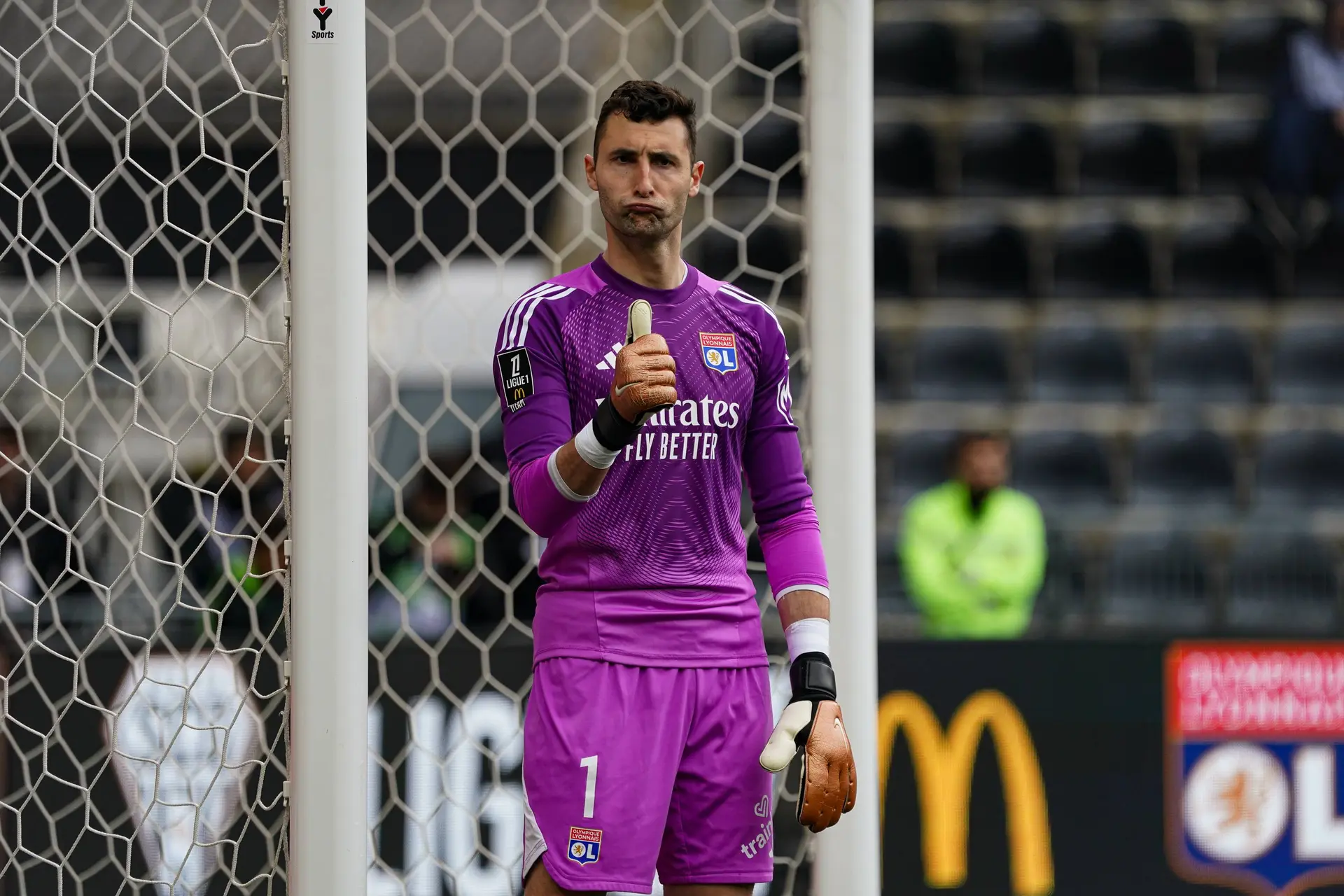 Dominik Greif sous le maillot de l'OL
