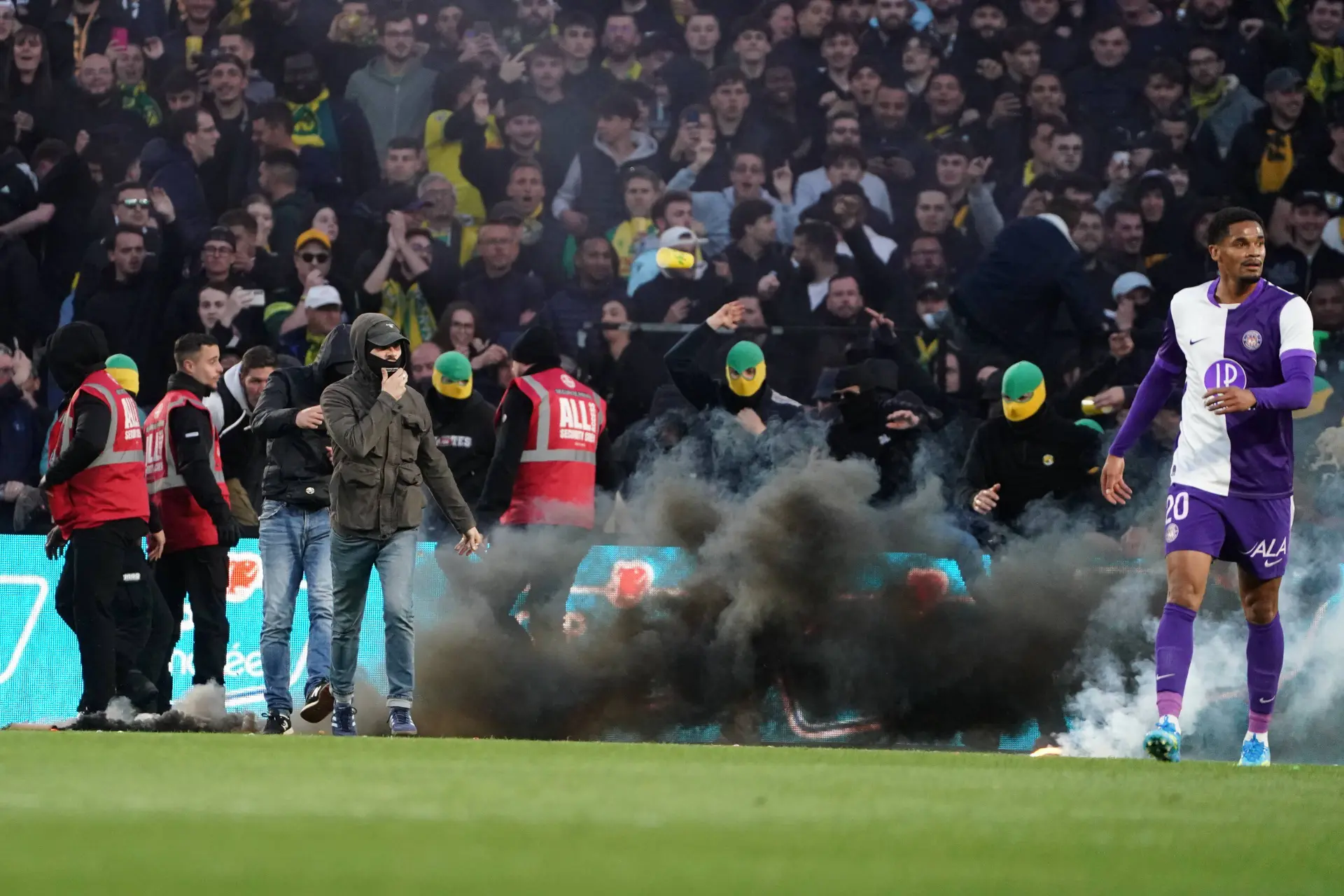Le dernier match de Nantes en Ligue 1 se finit mal