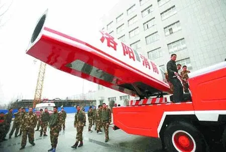 jet powered fire truck
