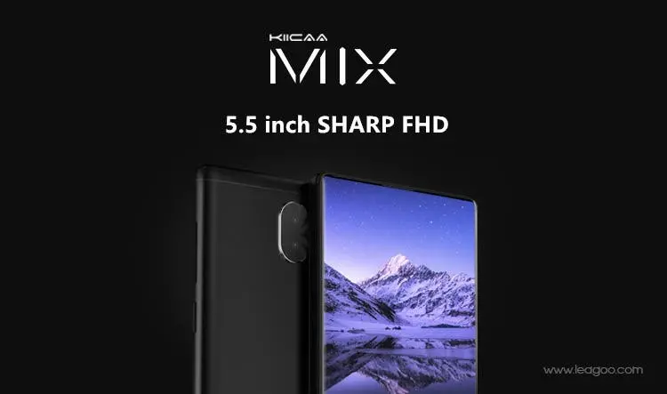 LEAGOO KIICAA MIX to come with SHARP display and OV Dual Rear Cameras