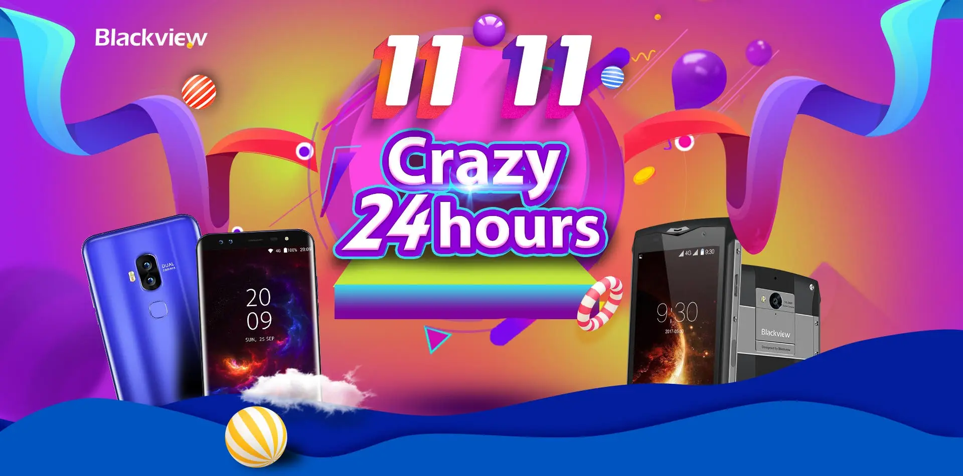 11.11 Sale with Big Discounts on Blackview Smartphones Ready to Kick Off