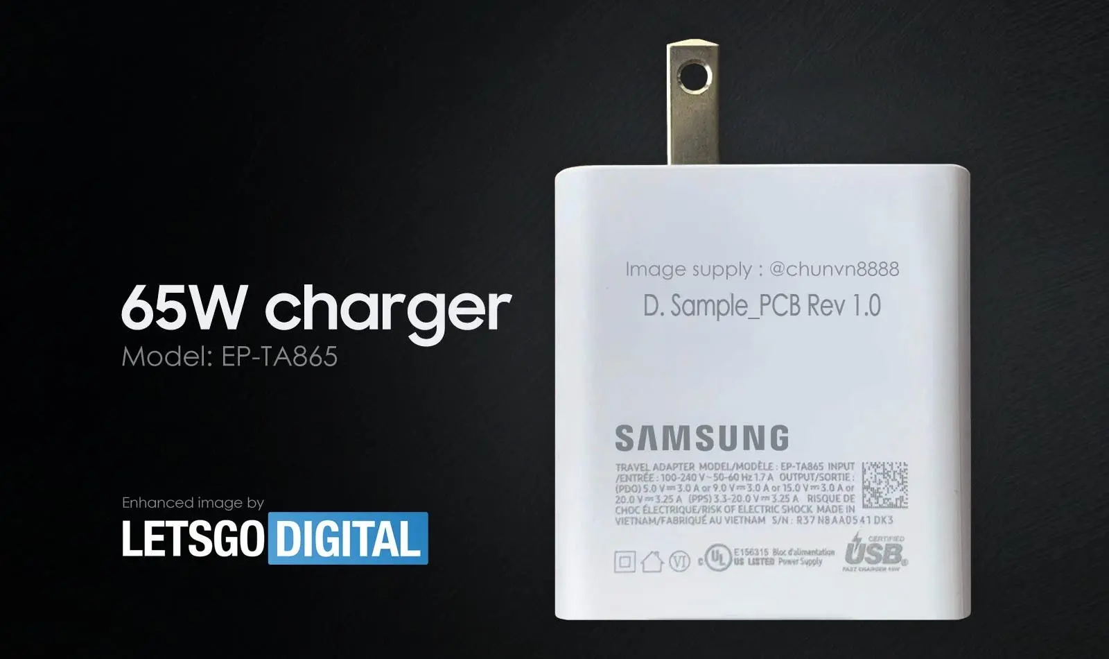 65w charger samsung
