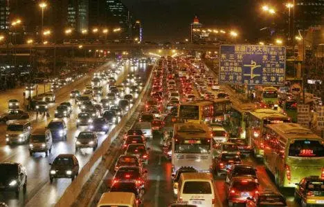 9 day traffic jam beijing
