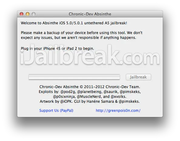 absinthe a5 untethered jailbreak download ijailbreak