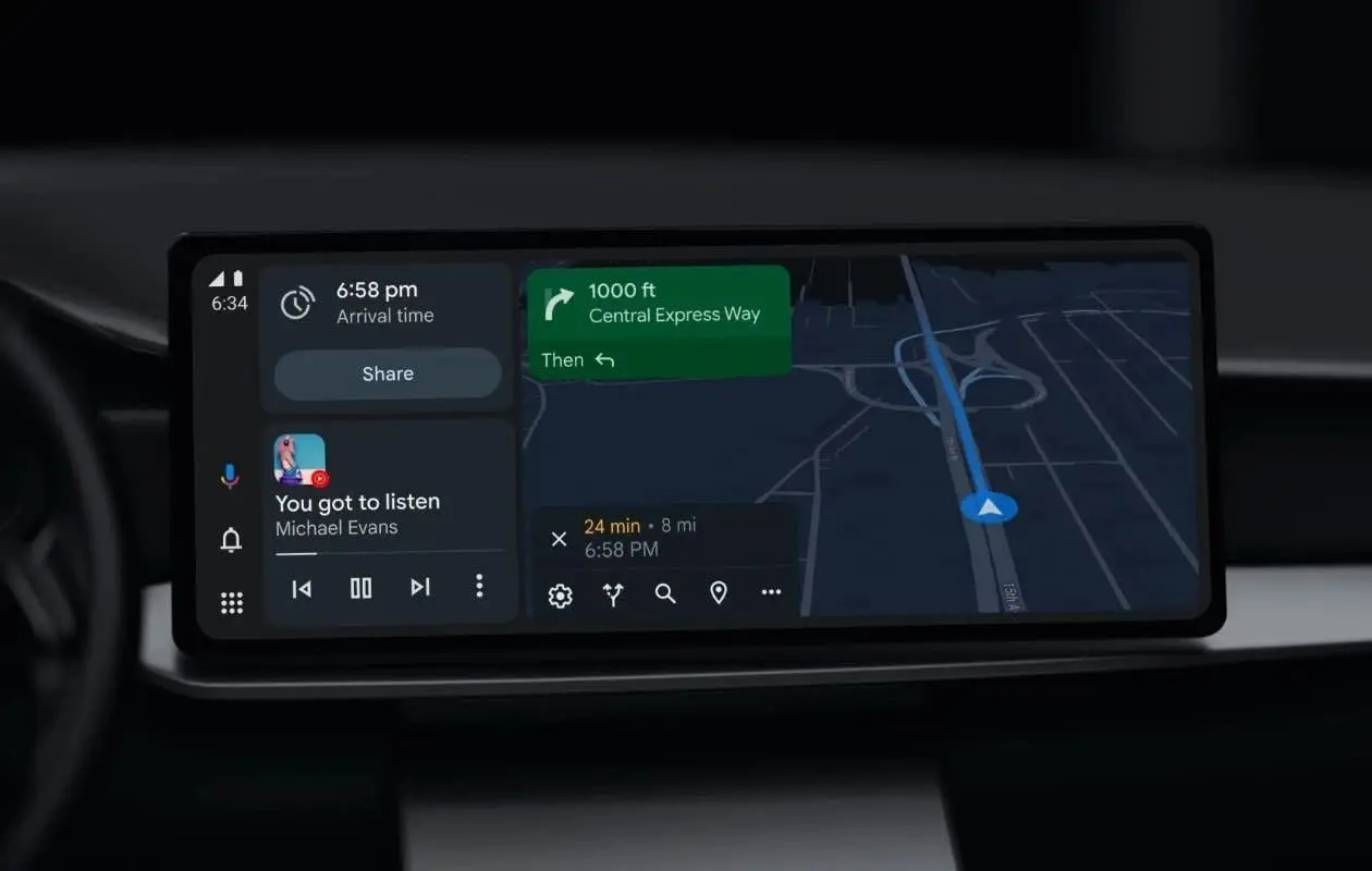 android auto taskbar