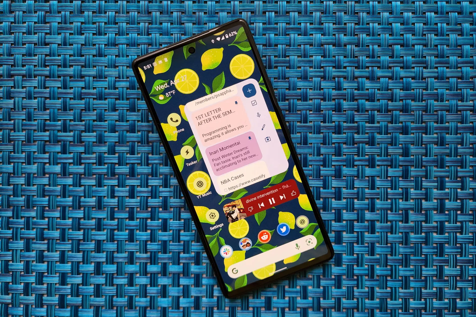 android home screen