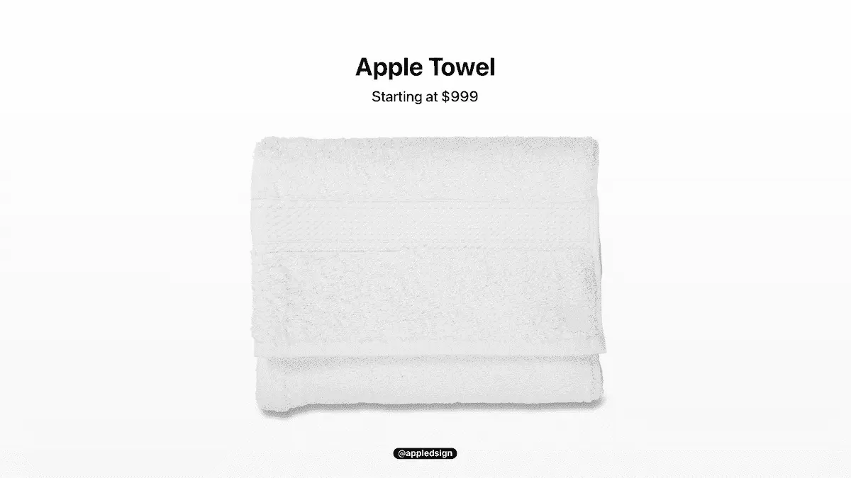 apple towel