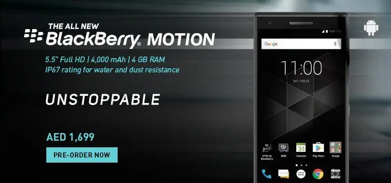 blackbeery motion pre order