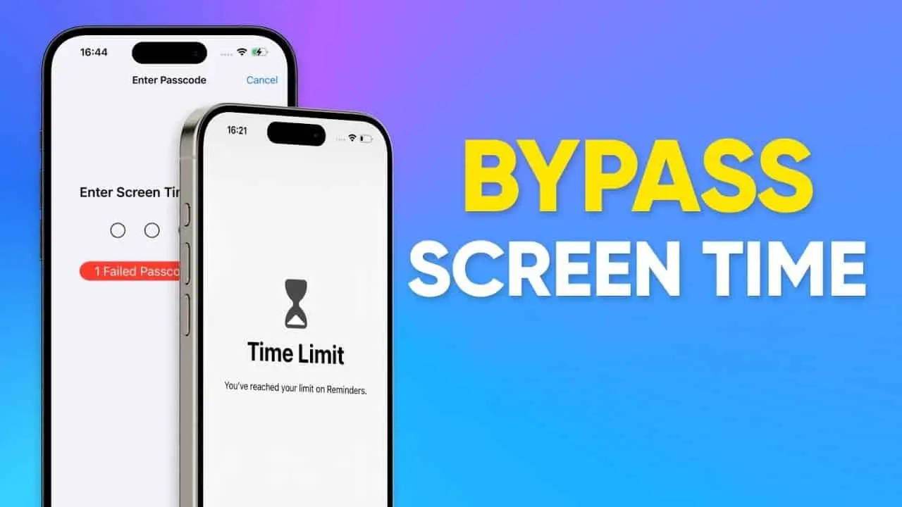 bypass screen time on iphone