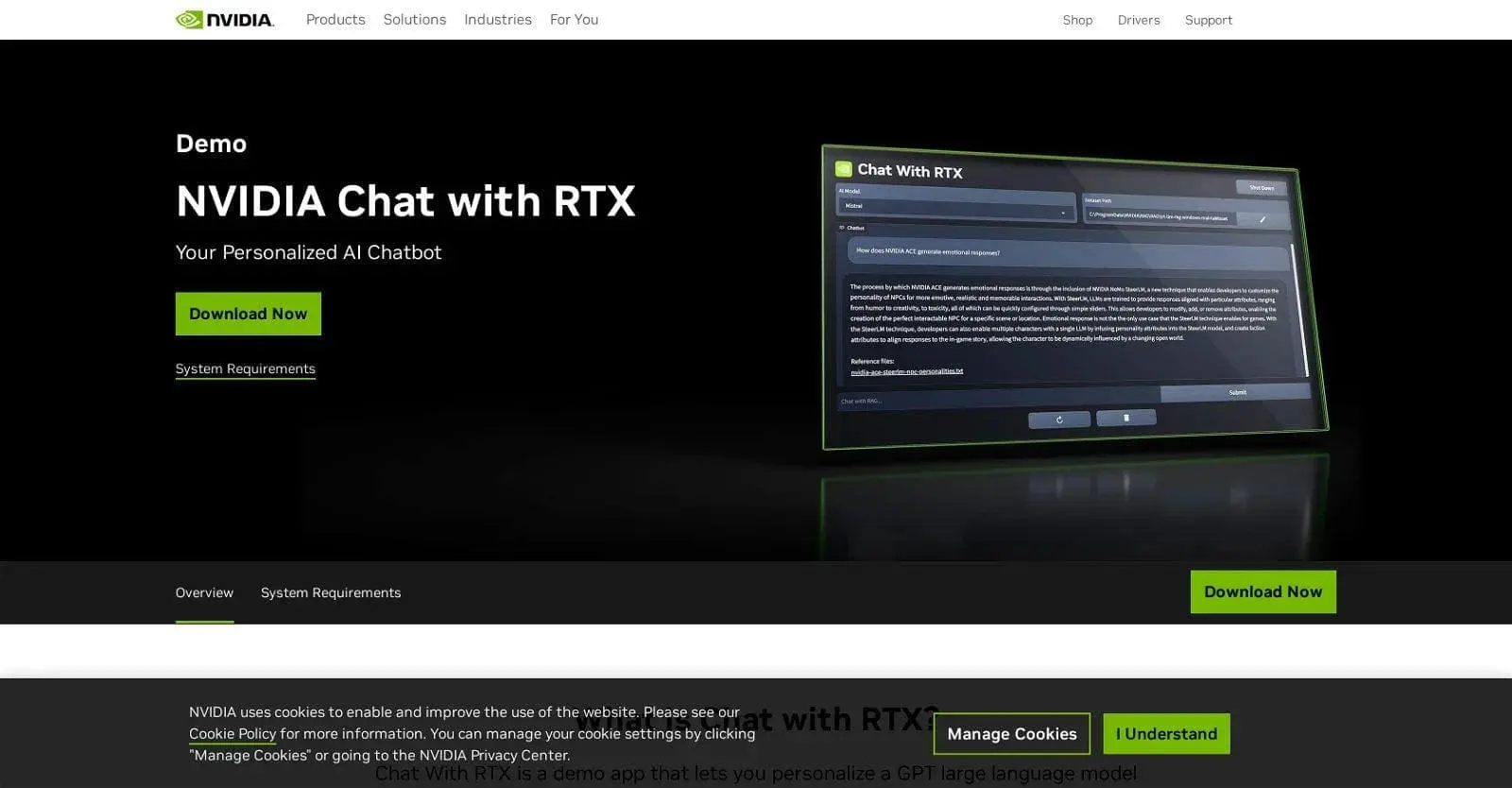 chat with rtx b