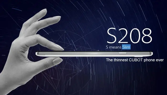 cubot s208 thin