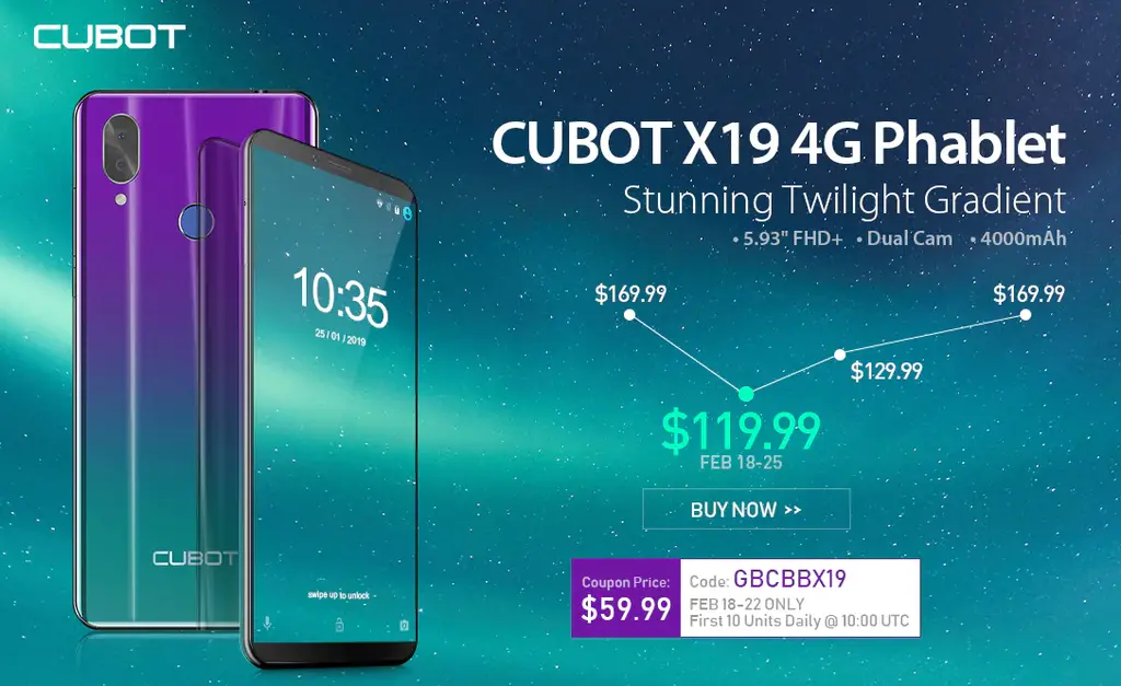 cubot x19 main