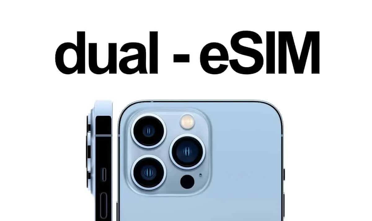 dual esim iphone 13 1 1