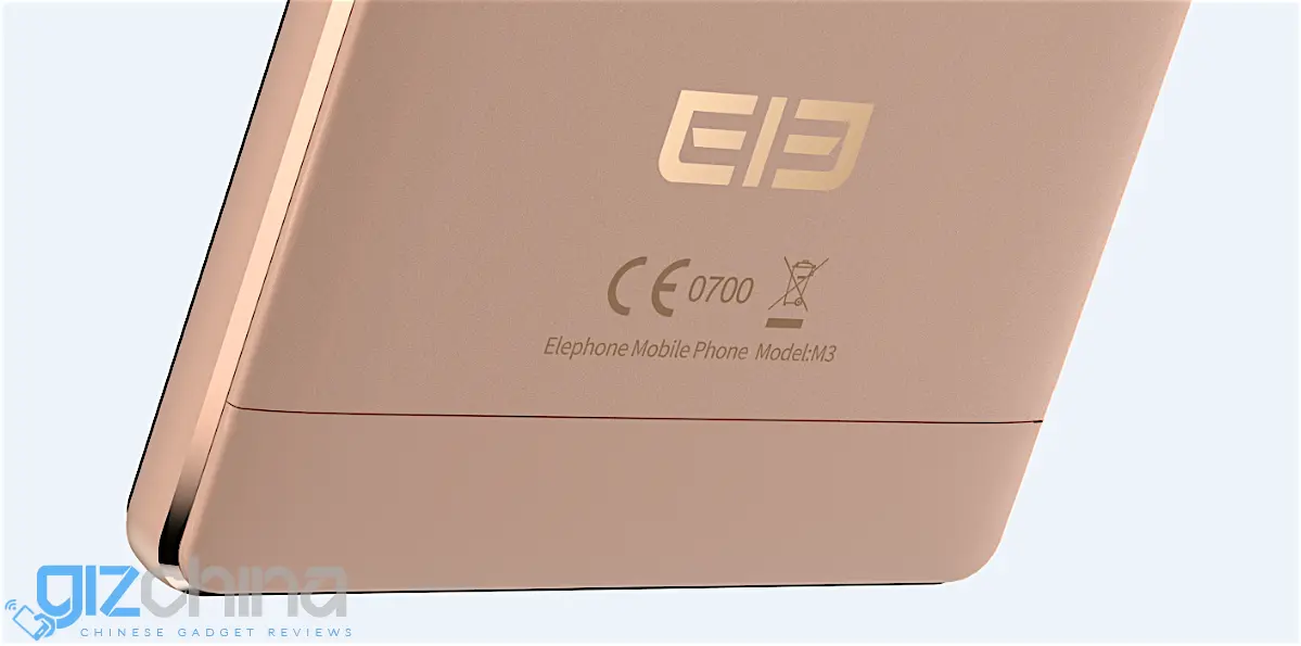 elephone m3 champaign gold