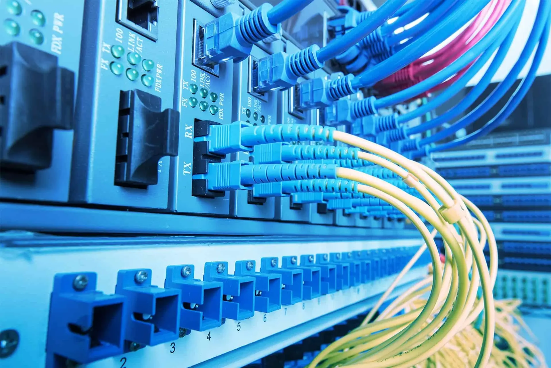 fiber optic cables uses