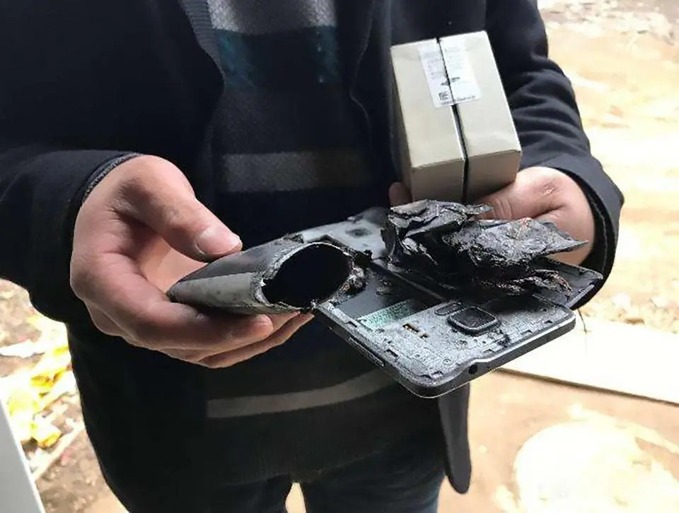 galaxy note 4 explosion a