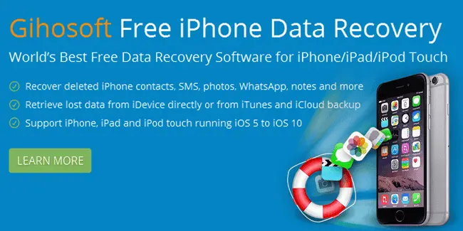 gihosoft iphone recovery