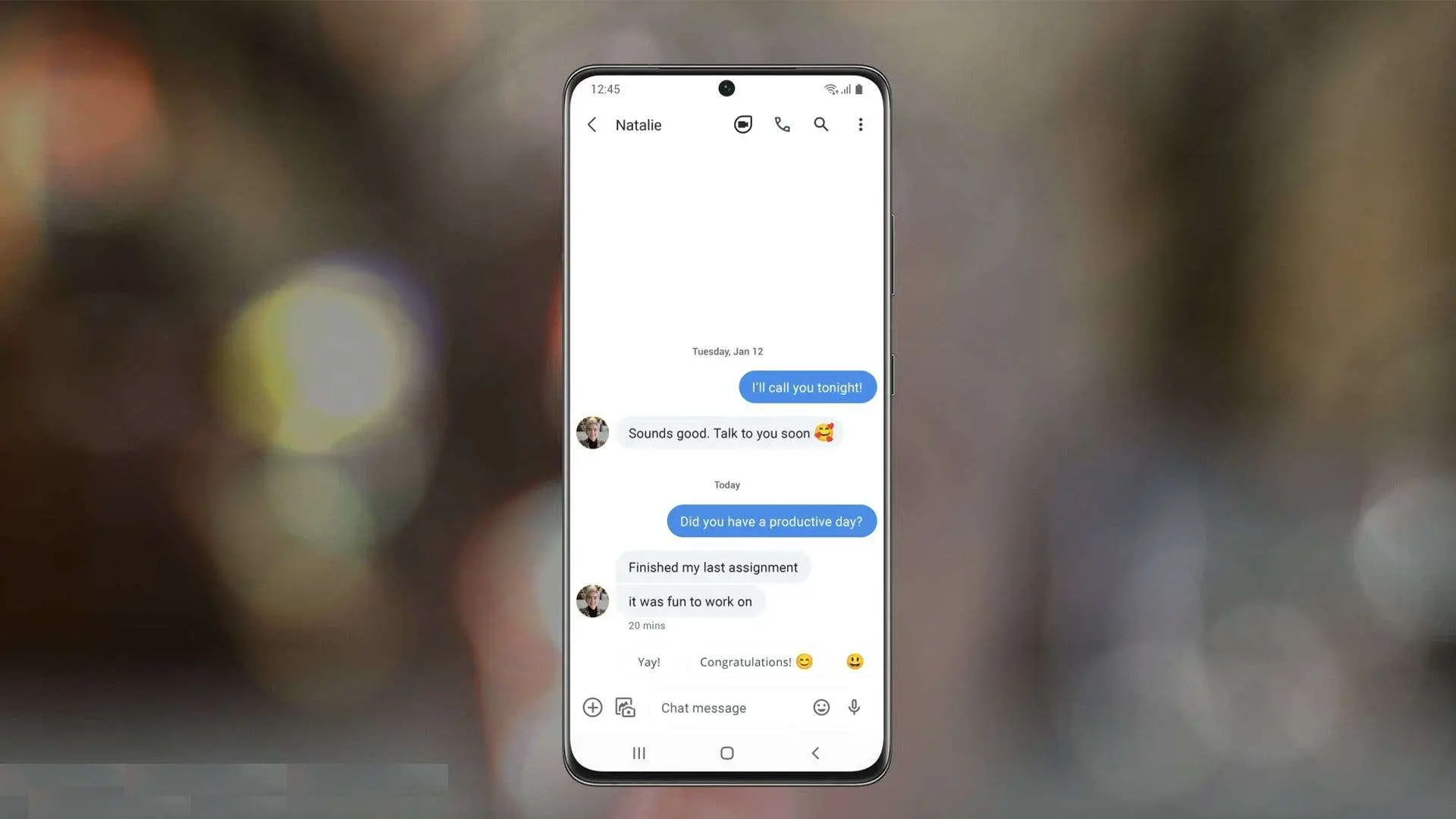 google messages on samsung galaxy s21