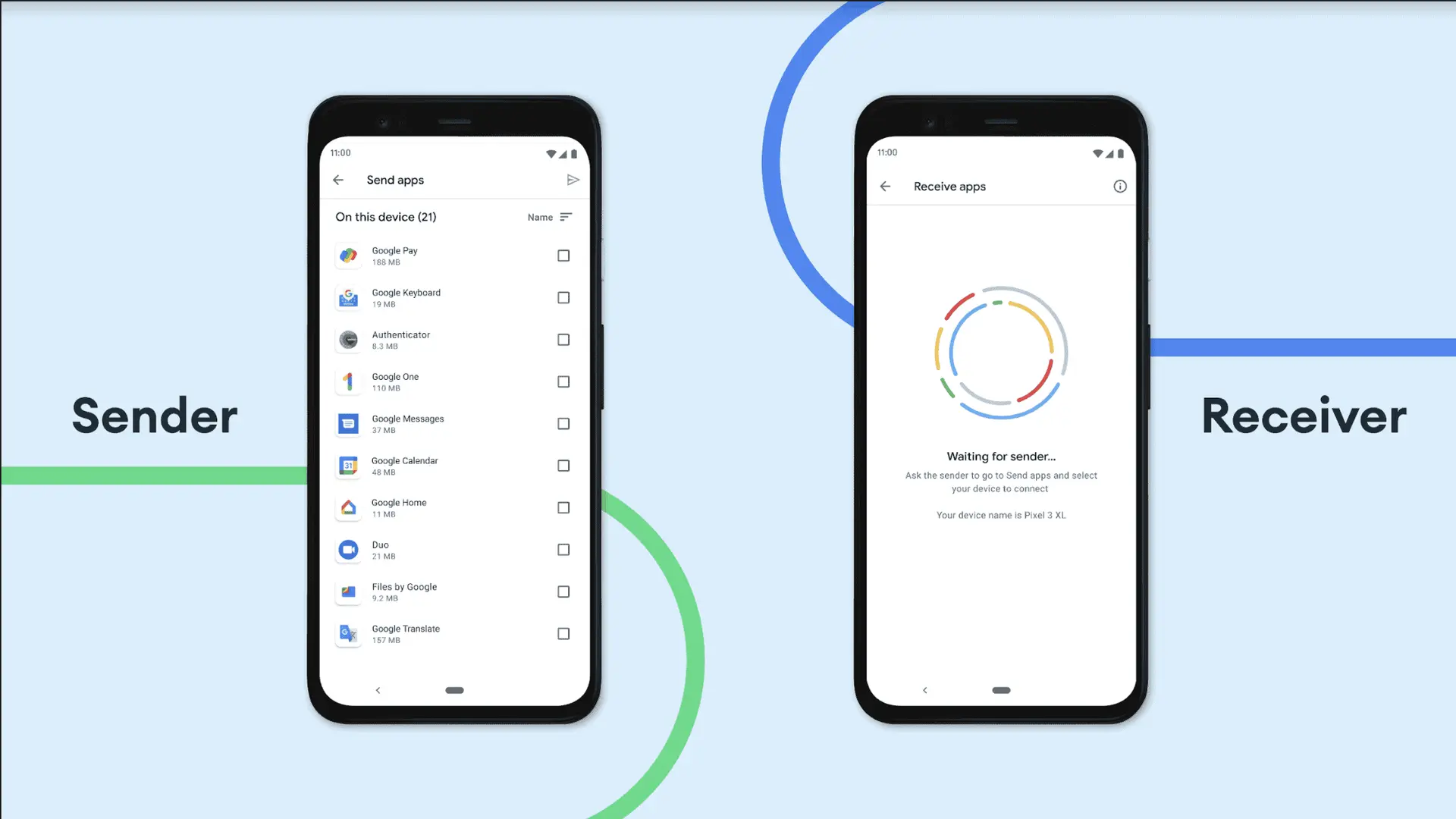 google nearby share a