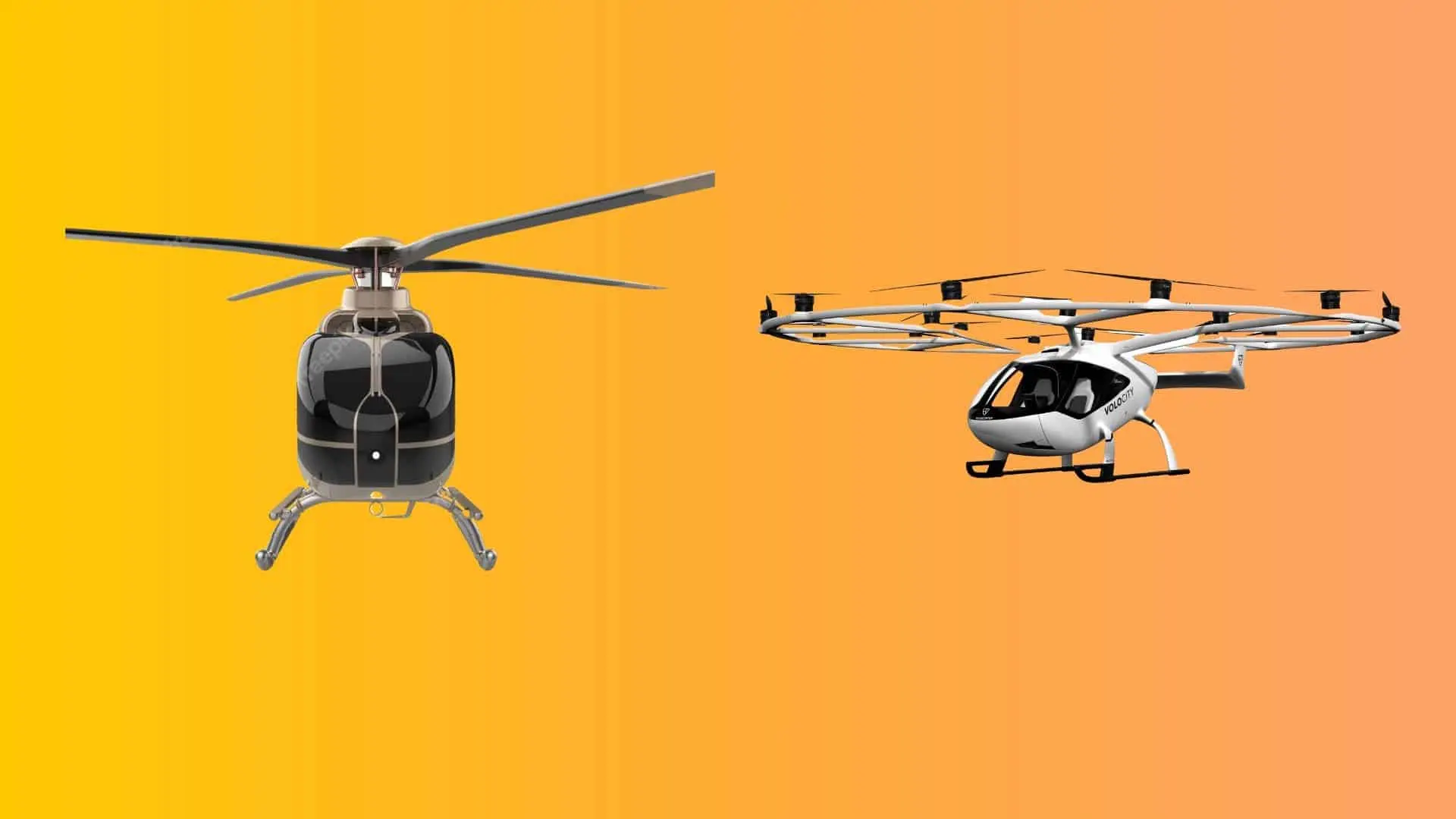 helicopters vs evtols