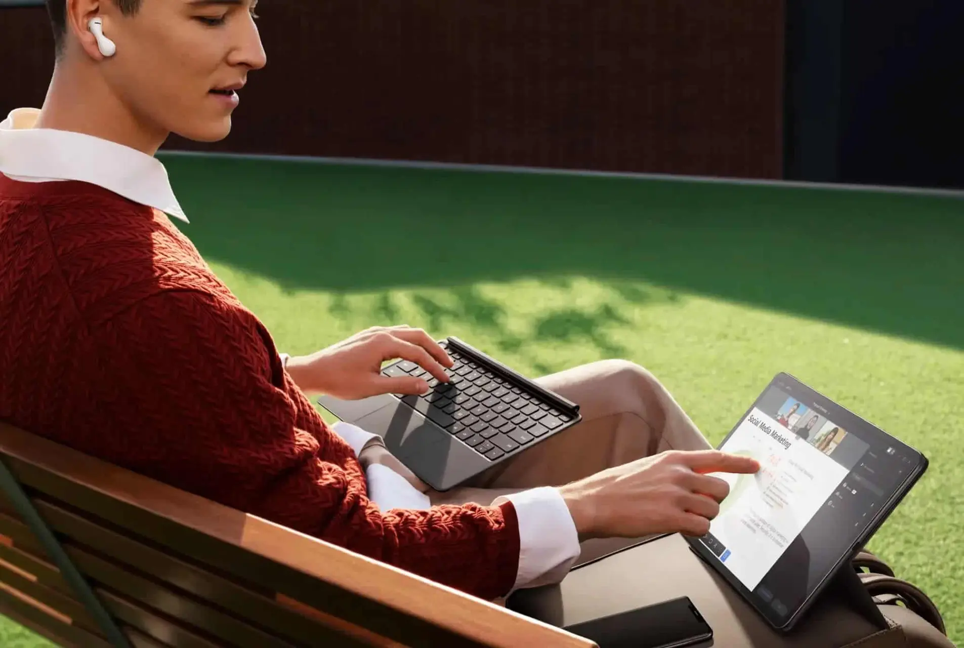 huawei matebook e detach mode58