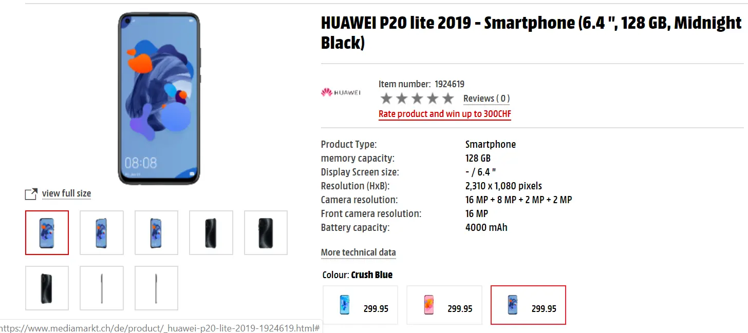 huawei nova 5i a