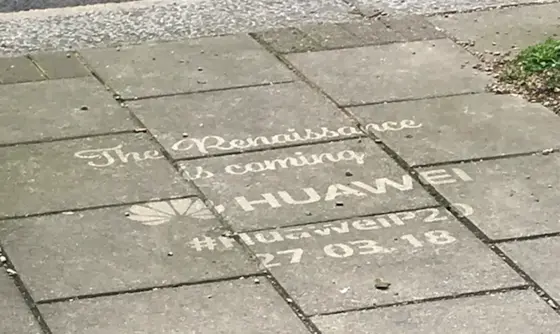 huawei p20 graffiti