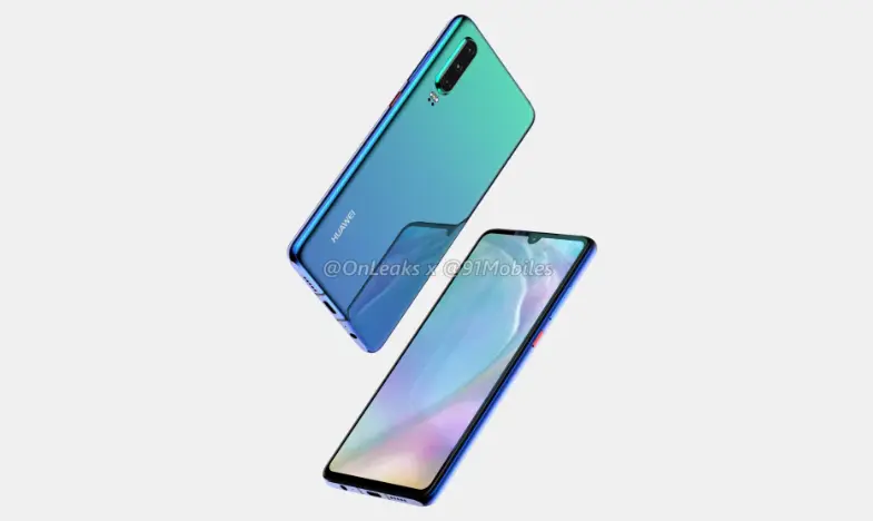 huawei p30 render c