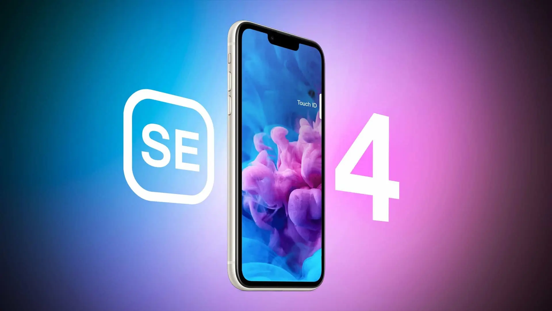 iphone se 4 touchid and notch 1