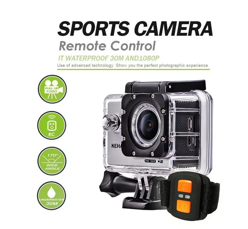 kehan c60 pro remote control action camera