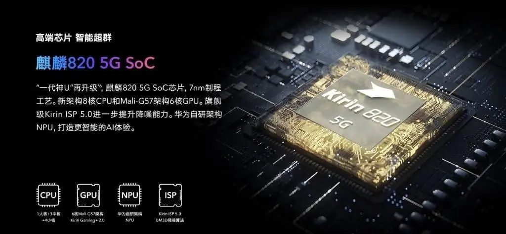 kirin 820 5g screenshot 1024x474 1