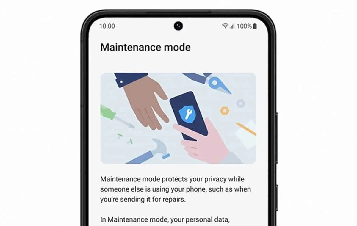 maintenance mode screenshot