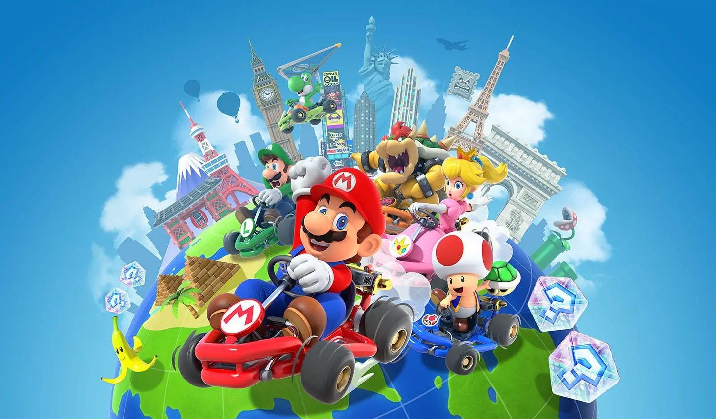mario kart tour first day hero