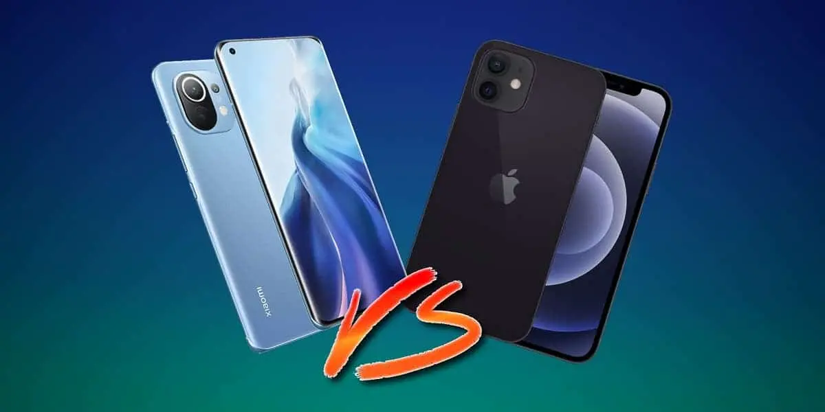 mi 11 vs iphone 12 1