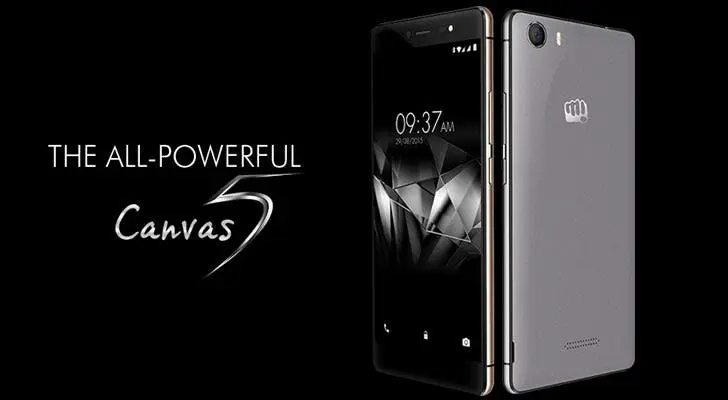 micromax canvas 5
