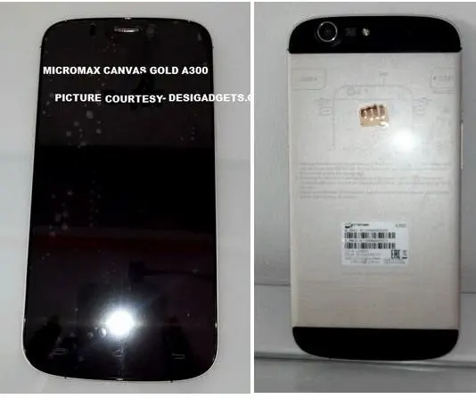 micromax canvas gold a300