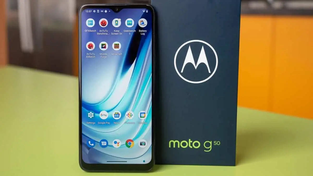 motorola moto g50 5g geekbench listing